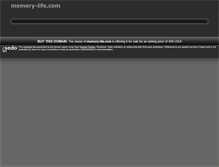 Tablet Screenshot of invitation.memory-life.com